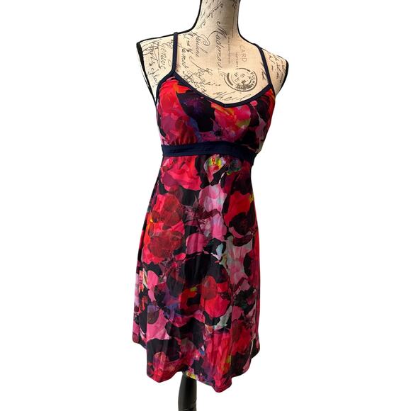 Athleta Floral Mystique Shorebreak Racerback Dress Size S - Picture 1 of 14